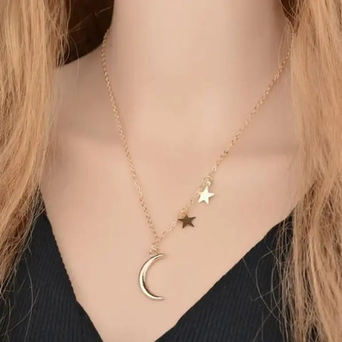 Duo Star & Lunar Pendant