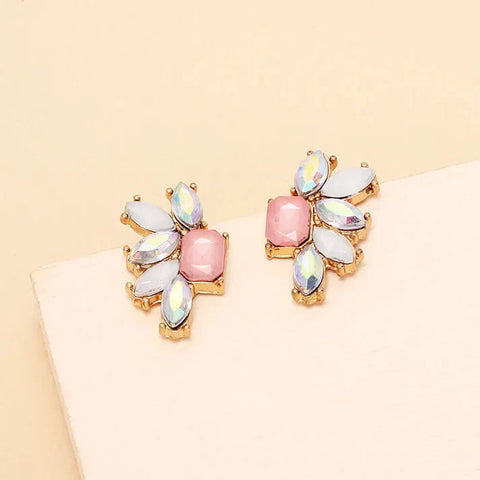 Sparkling Acrylic Stud Earrings