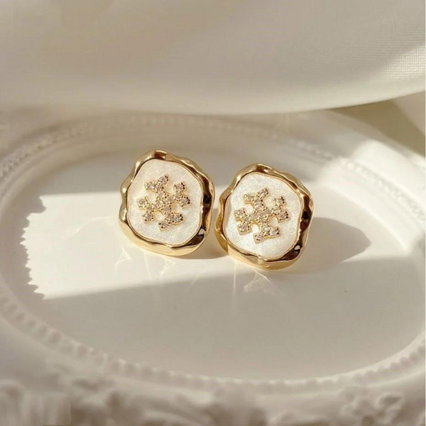 Whirligig Flower Ear Studs